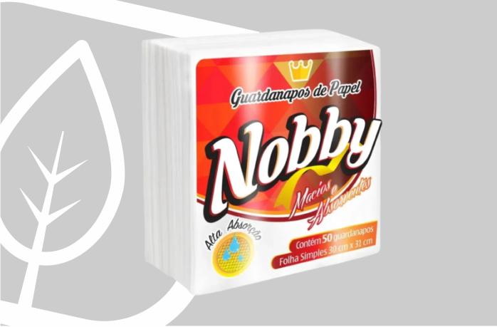 GUARDANAPO FOLHA SIMPLES 30X31 C/50FLS 60PCT