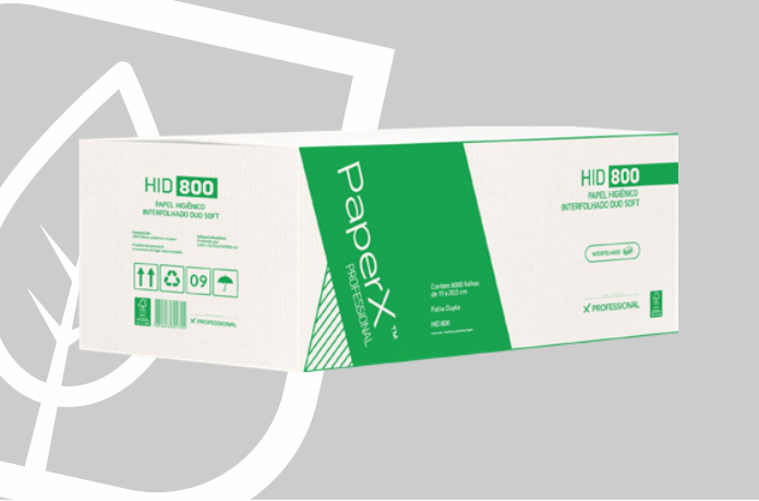 HIGIENICO INTER. PAPERX FD 8000 FOLHAS