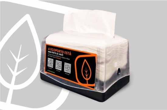 DISPENSER PORTA GUARDANAPO PRETO