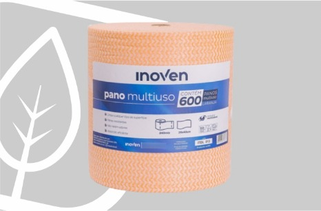 PANO MULT. ROLO 28X240 INOVEN LARANJA