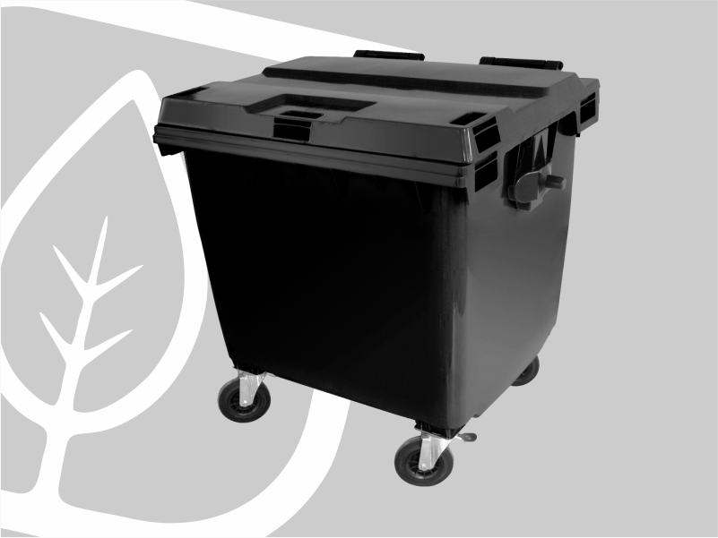 CONTENTOR 1000L PRETO