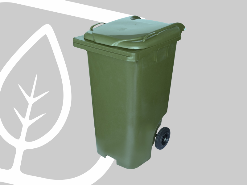 CONTENTOR 240L C/ RODAS VERDE