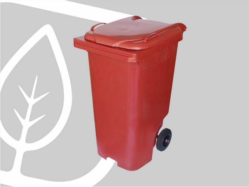 CONTENTOR 240L C/RODAS VERM