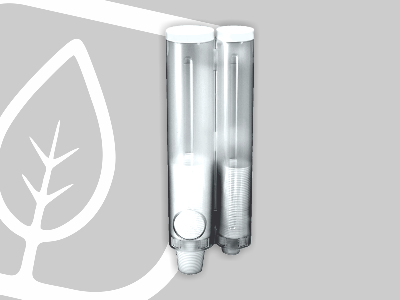 DISPENSADOR COPOS COMBINADO AGUA E CAFE