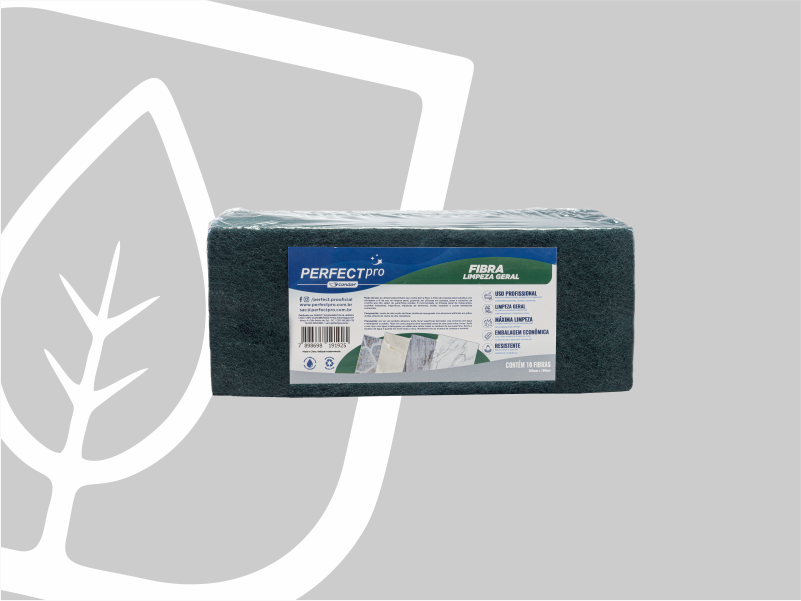 FIBRA LIMPEZA GERAL VERDE 10X1- PERFECT