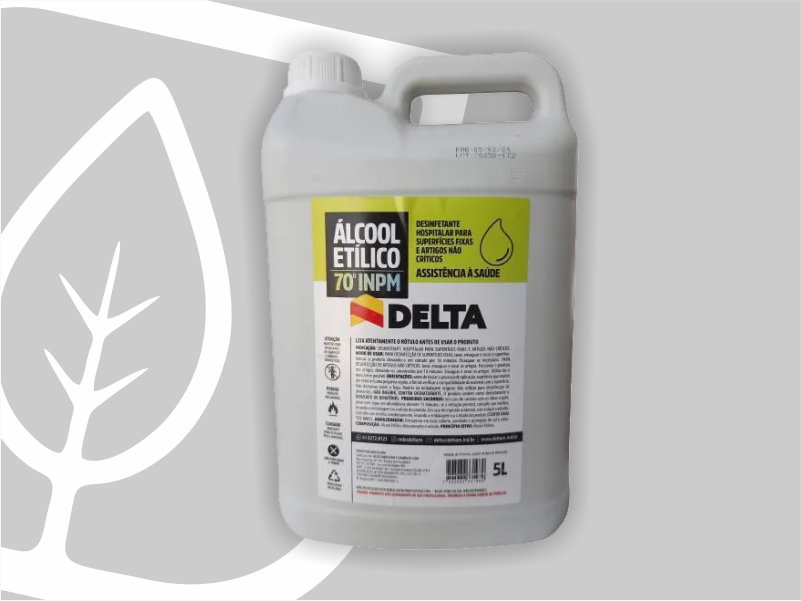 ALCOOL LIQUIDO 70% 5L DELTA
