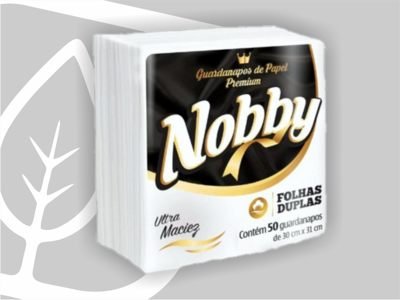 GUARDANAPO NOBBY 30X31 FD C/50FL PREM 60PCTS