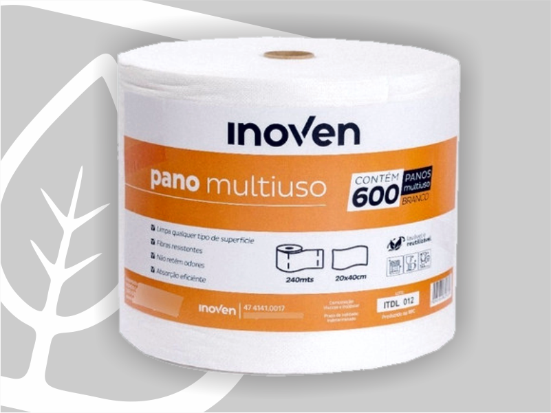 PANO MULT. ROLO 28X240 INOVEN BRANCO