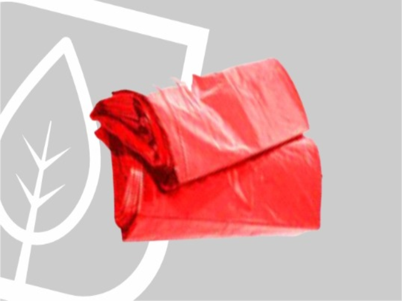 SACO LIXO  60L PLAST V. VERMELHO C/100