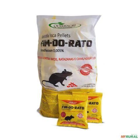 Raticida Isca Pellets Rosa Fim do Rato 25g - T2