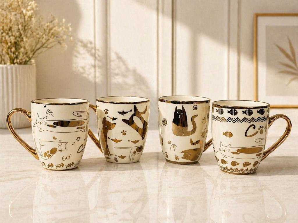 A Caneca de Porcelana com Estampa Cat STR013, Caixa c/72 UN, colocar no carrinho somente múltiplos da caixa.