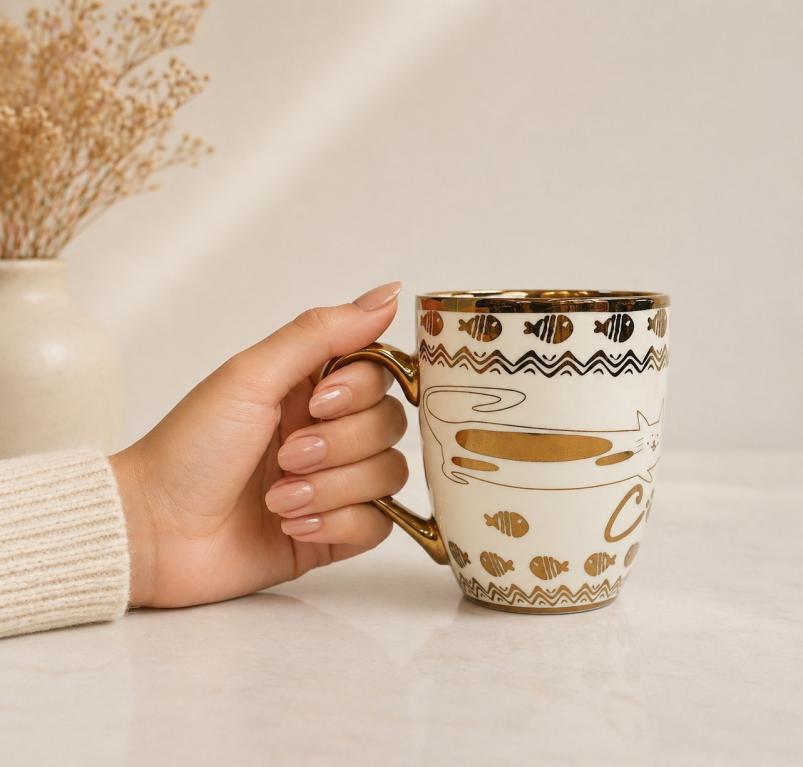 A Caneca de Porcelana com Estampa Cat STR013, Caixa c/72 UN, colocar no carrinho somente múltiplos da caixa.