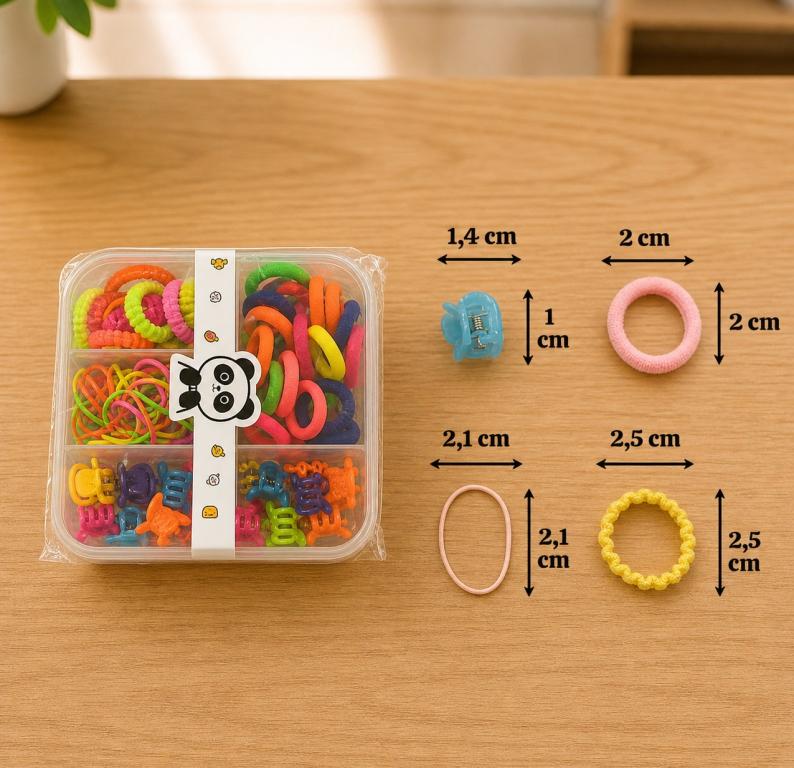 K Kit de Acessórios Infantil para Cabelo MS669, Pac c/12 UN, colocar no carrinho somente múltiplos do pac.