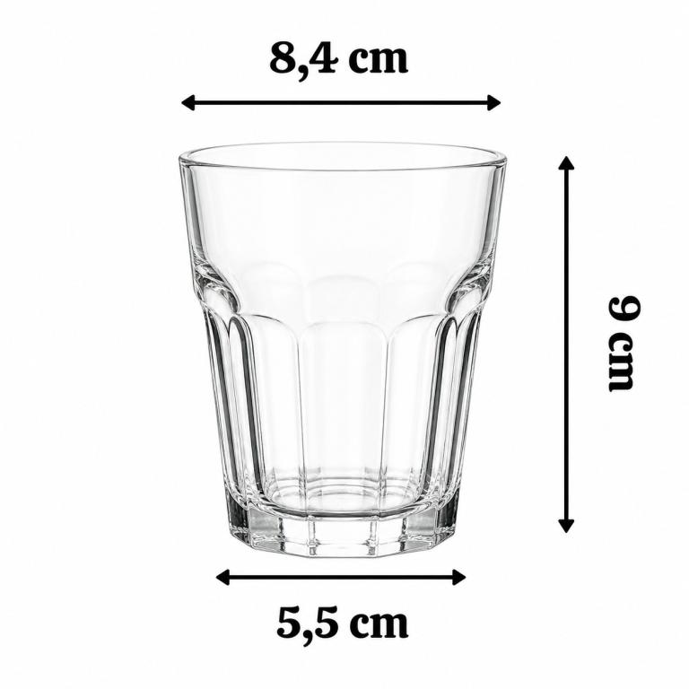 A Kit Copo de Vidro Castella c/ 3 un 270 ml RYG6179, Caixa c/12 Kit, colocar no carrinho somente múltiplos da caixa.