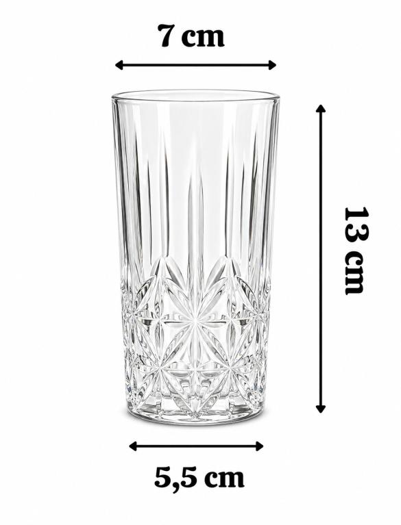 A Kit Copo de Vidro Deli Glass c/ 3 un 278 ml UV1031, Caixa c/8 kit, colocar no carrinho somente múltiplos da caixa.