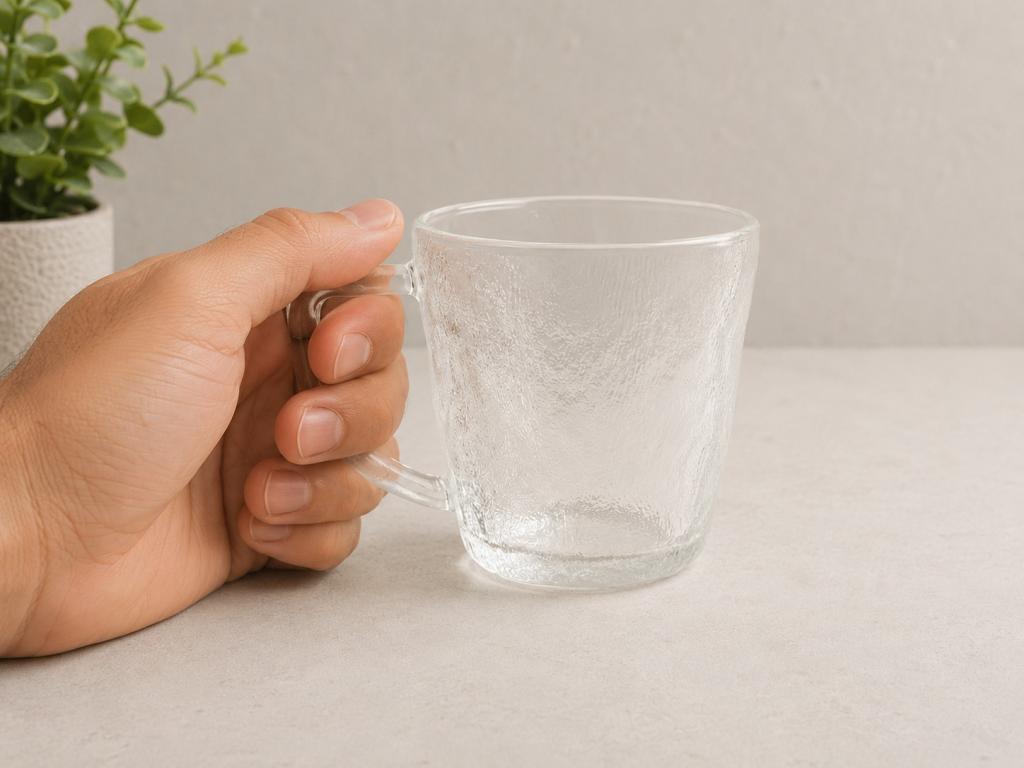 A Kit Caneca de Vidro Glacier Mug c/ 6 un 260 ml UV1006, Caixa c/ 8 kit, colocar no carrinho somente múltiplos da caixa.