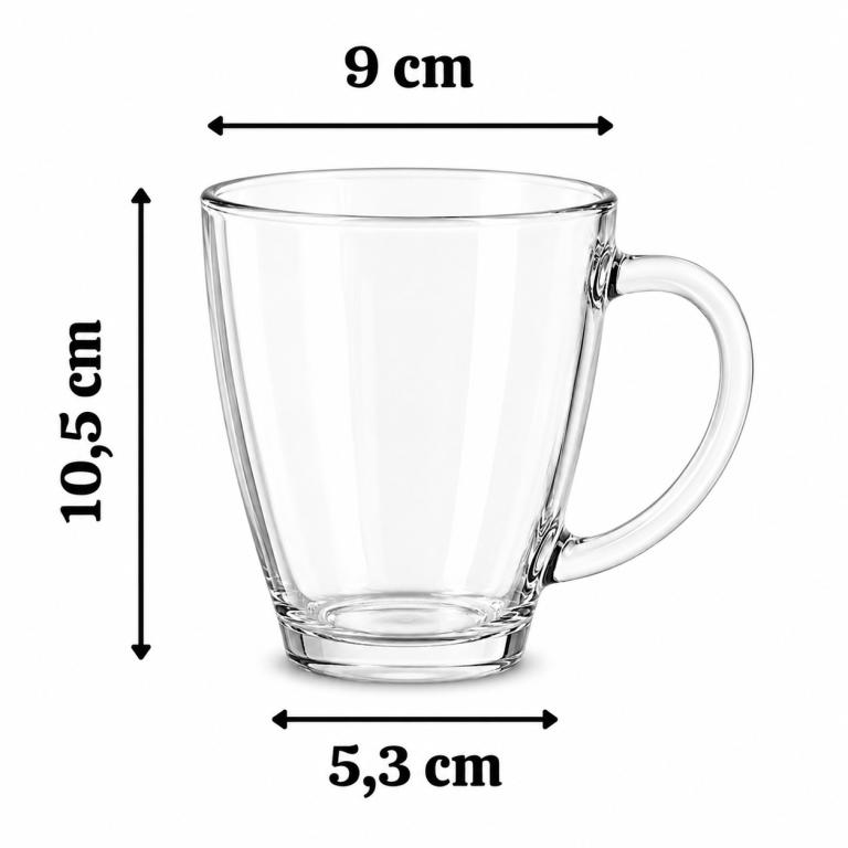 A Kit Caneca de Vidro Duprelax c/ 3 un 350 ml MS1007, Caixa c/ 24 Kit, colocar no carrinho somente múltiplos da caixa.