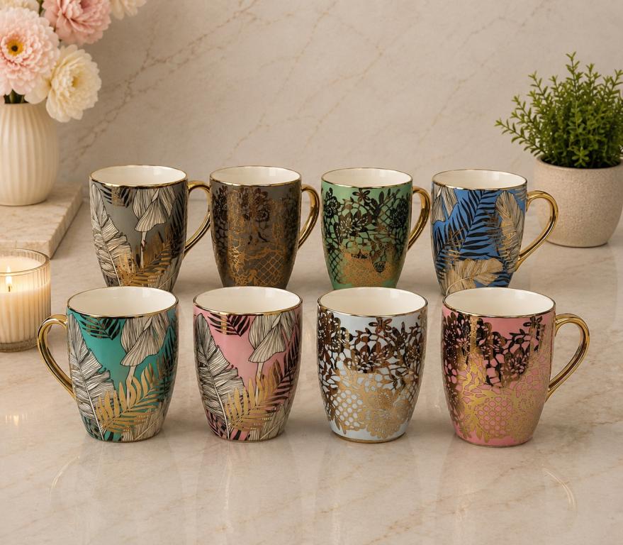A Caneca de Porcelana Florida Sortida STR027, Caixa c/72 UN, colocar no carrinho somente múltiplos da caixa.