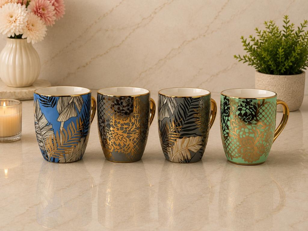 A Caneca de Porcelana Florida Sortida STR027, Caixa c/72 UN, colocar no carrinho somente múltiplos da caixa.