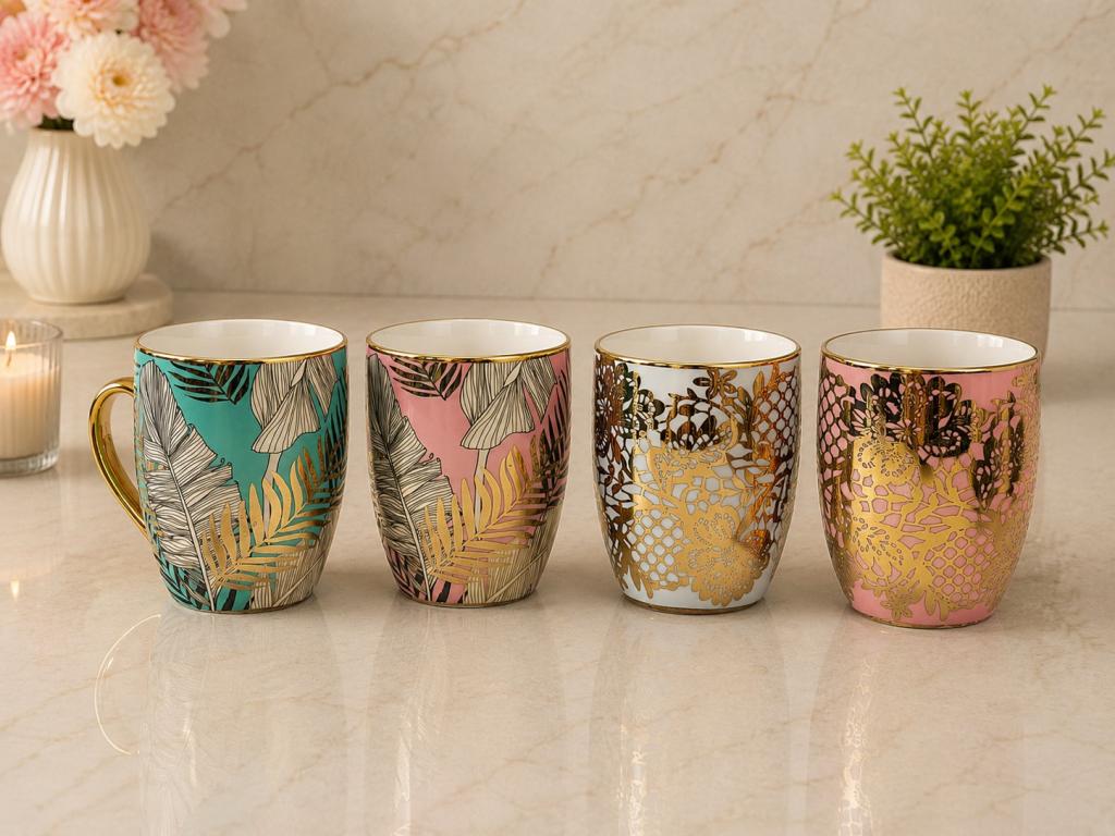 A Caneca de Porcelana Florida Sortida STR027, Caixa c/72 UN, colocar no carrinho somente múltiplos da caixa.