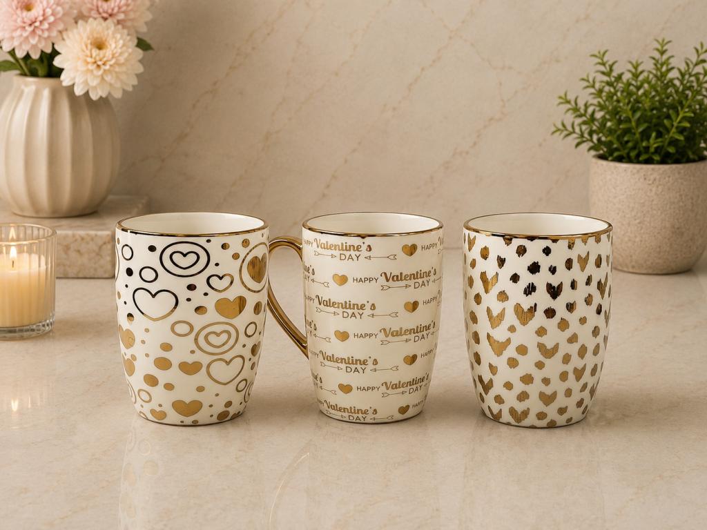 A Caneca de Porcelana Valentine's Day STR024, Caixa c/72 UN, colocar no carrinho somente múltiplos da caixa.