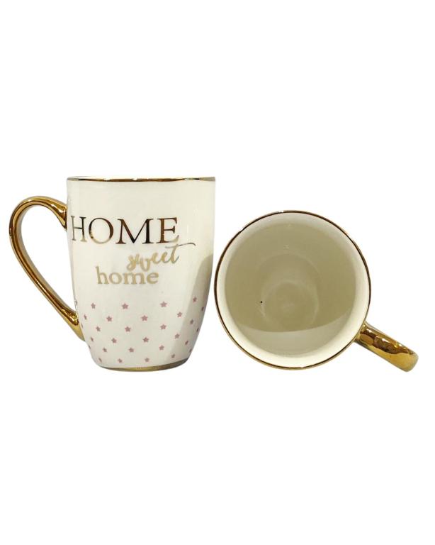 A Caneca de Porcelana Home Sweet STR028, Caixa c/72 UN, colocar no carrinho somente múltiplos da caixa.