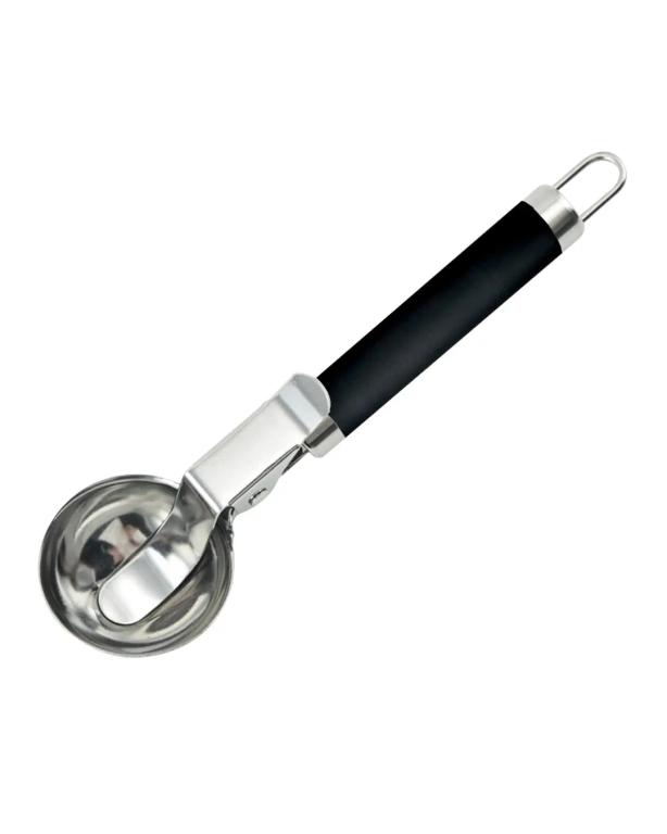 Q Colher de Sorvete Inox 20 cm MS753, Pac c/12 UN, colocar no carrinho somente múltiplos do pac.