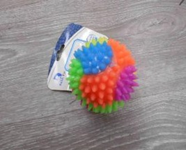 F Bola de Brinquedo TPR 6,5 cm MS1098, Pac c/12 UN, colocar no carrinho somente múltiplos do pac.