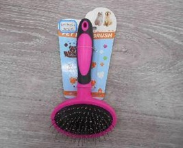 F Escova de Pet Plástico 17 cm MS1085, Pac c/12 UN, colocar no carrinho somente múltiplos do pac.