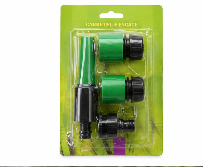 L Kit Bico de Mangueira c/ 4 un 12,5x4,7 cm MS1274 Pac c/ 12 UN, Colocar No Carrinho Múltiplos Do Pac.