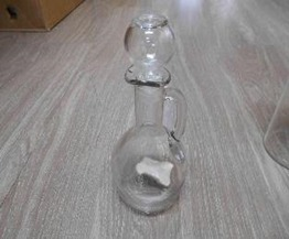 Q Garrafas de Óleo de Vidro 300 ml 19 x 10 cm MS992 Caixa c/ 48 UN, Colocar No Carrinho Múltiplos Da Caixa.
