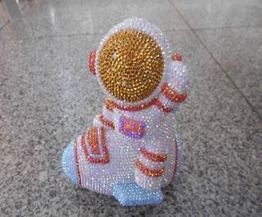 D Kit Diy Spaceman Esmalte + Perfurador 17 x 12 cm MS643 Pac c/ 12 UN, Colocar No Carrinho Múltiplos Do Pac.