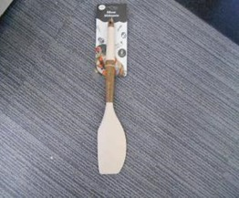 Q Espátula de Silicone com Cabo de Madeira 29,5 cm MS1218 Pac c/ 12 UN, Colocar No Carrinho Múltiplos Do Pac.