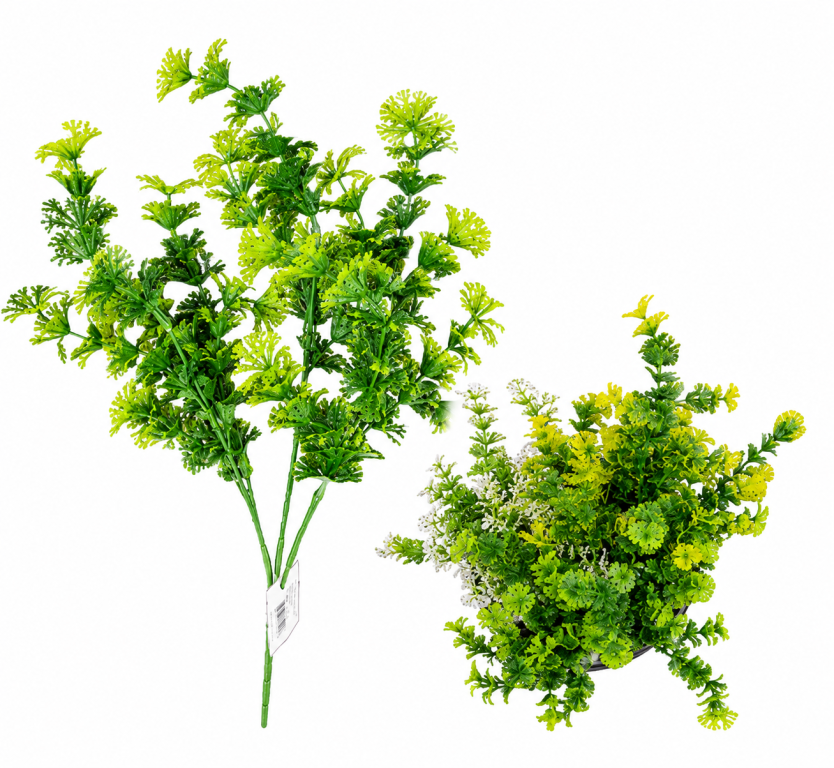 H Mini Buquê Planta c/ 5 Galhos cada 35cm 2 opçôes de cores  COD:464 Pac c/ 12 UN, Colocar No Carrinho Múltiplos Do Pac.