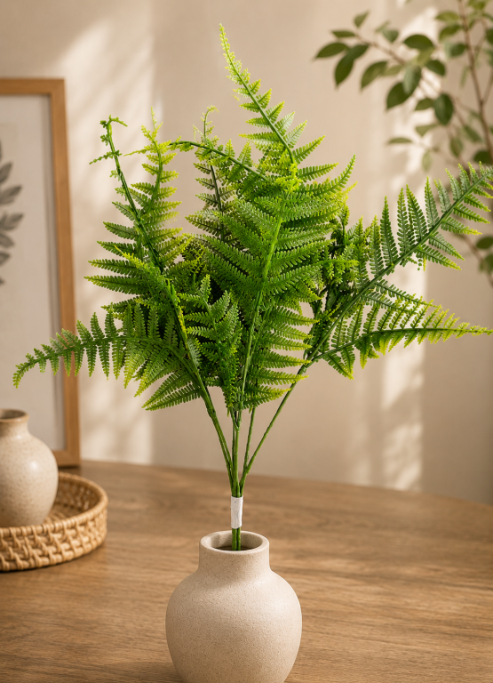 H Mini Buquê Planta c/ 5 Galhos cada 47 cm MS465 Pac c/ 12 UN, Colocar No Carrinho Múltiplos Do Pac.