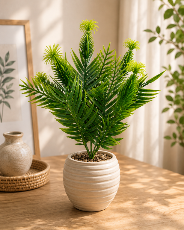 H Mini Buquê Planta c/ 5 Galhos cada 35 cm MS466 Pac c/ 12 UN, Colocar No Carrinho Múltiplos Do Pac.