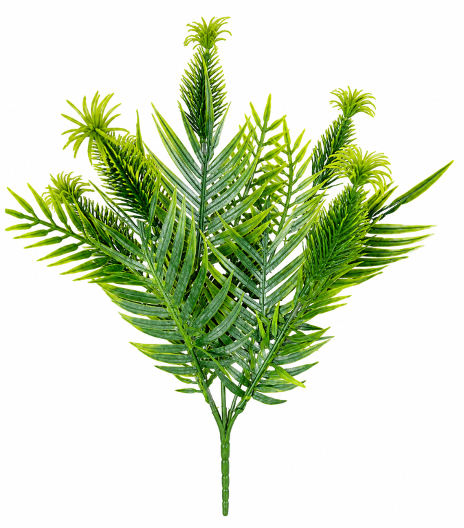 H Mini Buquê Planta c/ 5 Galhos cada 35 cm MS466 Pac c/ 12 UN, Colocar No Carrinho Múltiplos Do Pac.