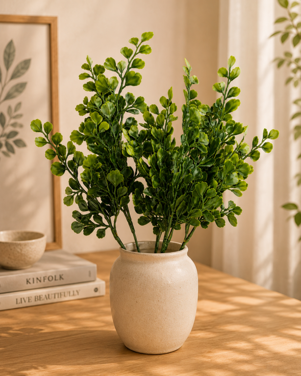 H Mini Buquê Planta c/ 5 Galhos cada 40 cm MS468 Pac c/ 12 UN, Colocar No Carrinho Múltiplos Do Pac.