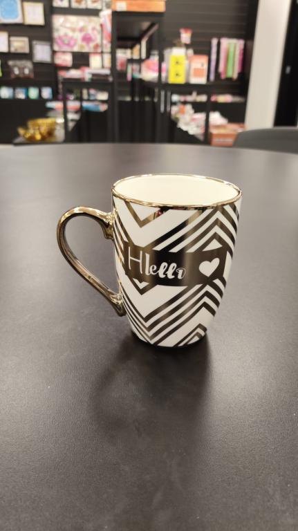 A Caneca de Porcelana Hello STR019 Caixa c/ 72 UN, Colocar No Carrinho Múltiplos Da Caixa.