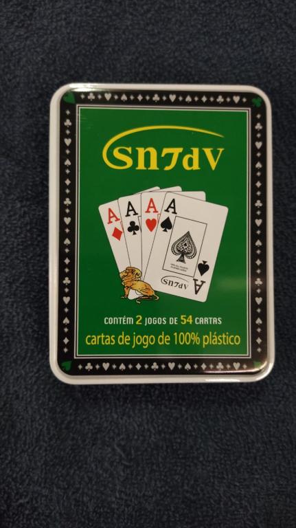 M Kit Baralho de PVC Lata c/ 2 jg 2024 224407 Pac c/ 12 , Kit tolocar No Carrinho Múltiplos Do Pac.