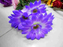 H Flor Artificial Lilas c/ 5 Galhos+5 Flores+3 Folhas de Ensolarado 32cm MS498 Colocar No Carrinho Múltiplos Da Caixa.