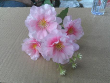 H Flor Artificial Lòtus Vintage c/ 5 Flores + 3 Folhas 28 cm MS427