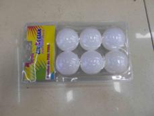 G Kit Bolinha de PingPong c/ 6 un 4 cm MS634