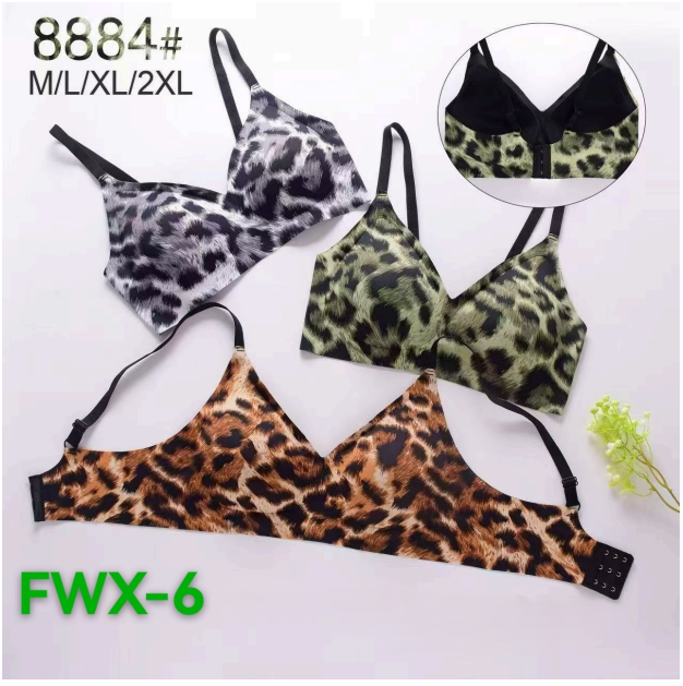 D Sutiã Feminino Animal Print  Mod:FWX-6 Diversas Cores Pac C/12 UN, Colocar no Carrinho Somente Multiplos do Pac.