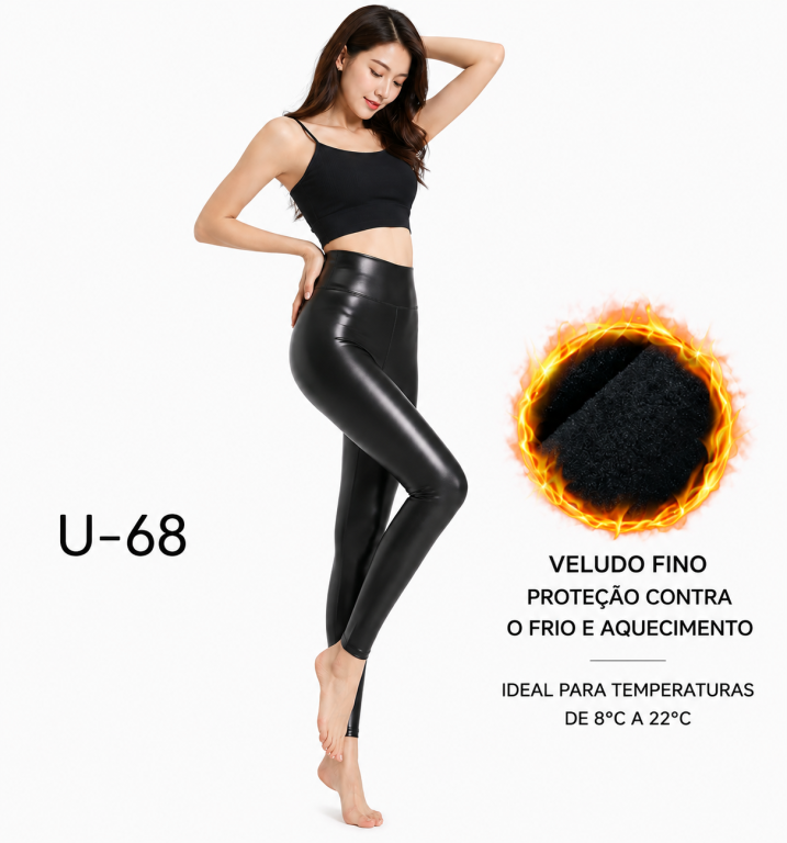 C Legging Cirrê Térmica Feminina U-68  Pac C/12 UN, Colocar no Carrinho Somente Multiplos do Pac.