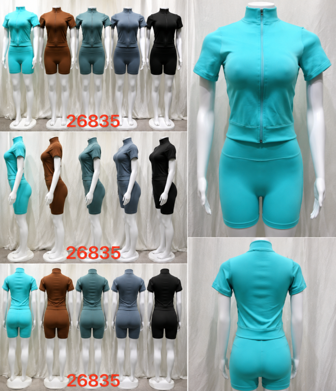 E Conjunto Fitness Feminino Dry Fit Diversas Cores Pac C/12 Conj, Colocar no Carrinho Somente Multiplos do Pac.