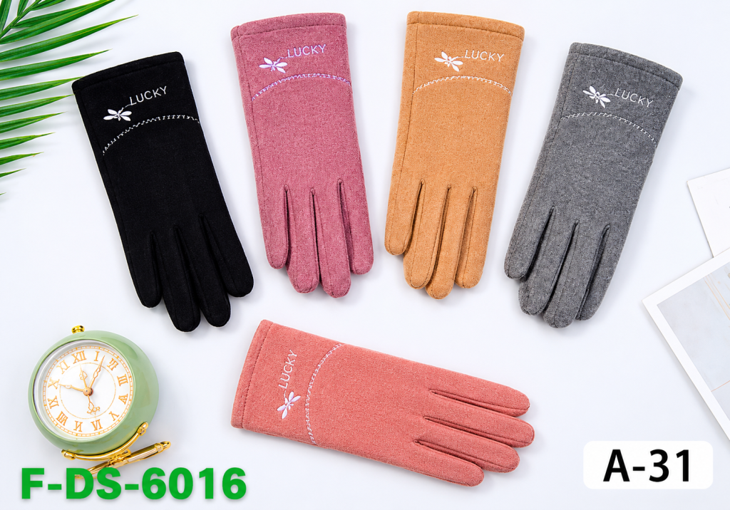 F Luva Soft Touch Feminina F-DS-6016 Diversas Cores Pac C/12, Colocar no Carrinho Somente Multiplos do Pac.