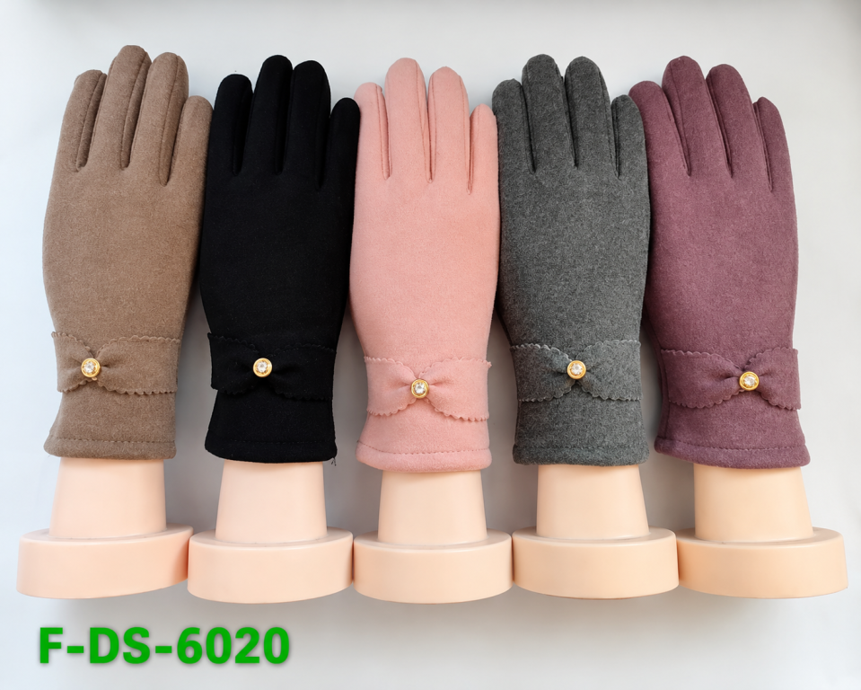 F Luva Crystal Touch Feminina F-DS-6020 Diversas Cores Pac C/12, Colocar no Carrinho Somente Multiplos do Pac.