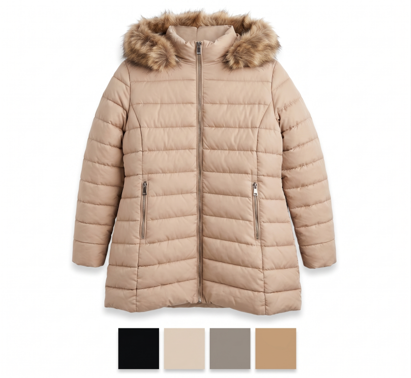 J Jaqueta Puffer Fem Ad 100% Poliamida Div Cores CX/21 UN. *Colocar No Carrinho Somente Multiplos Da Caixa*