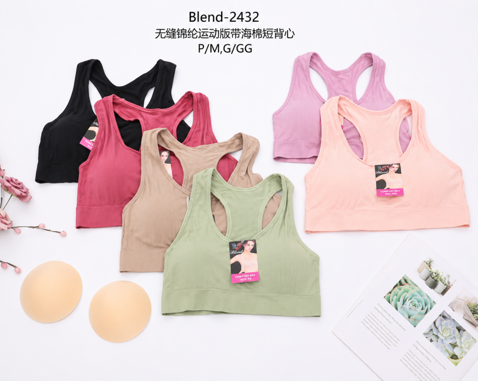 D Top Nadador Modelo Blend-2432 Diversas Cores Pac C/12 UN, Colocar no Carrinho Somente Multiplos do Pac.